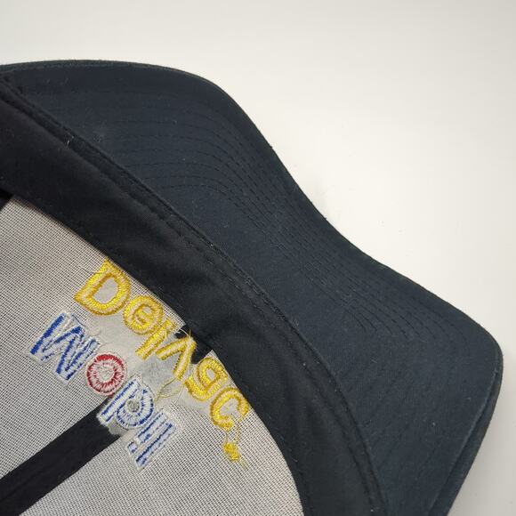 Mobil Delvac Snapback Hat Black One Size Adjustable Embroidered 6 Panel - Picture 8 of 9